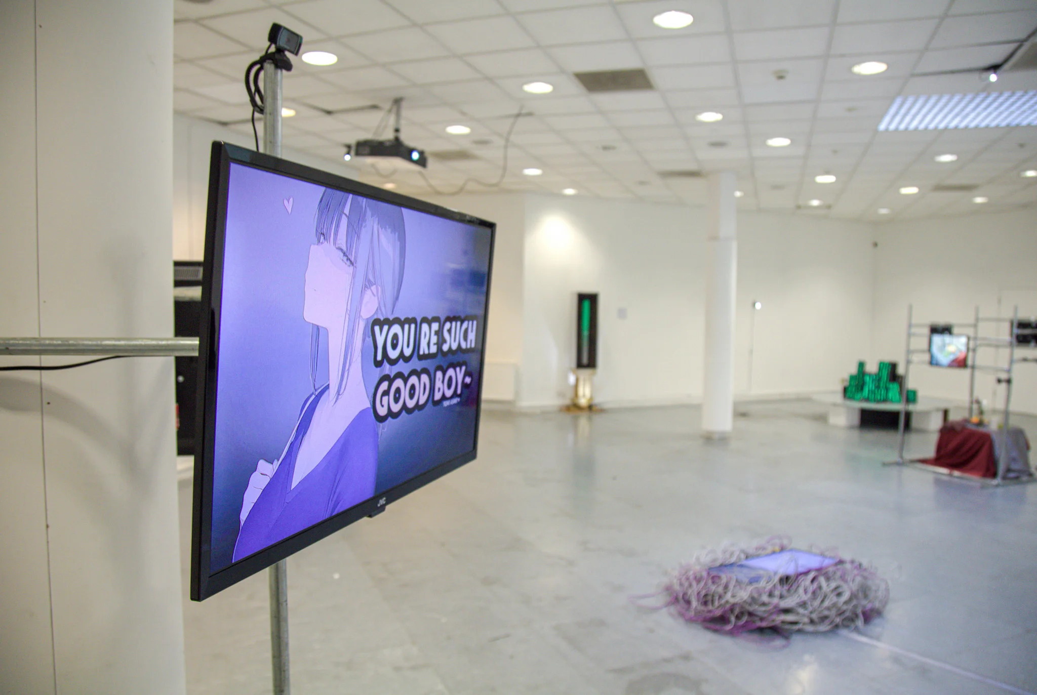 Wide shot of whole exhibtion