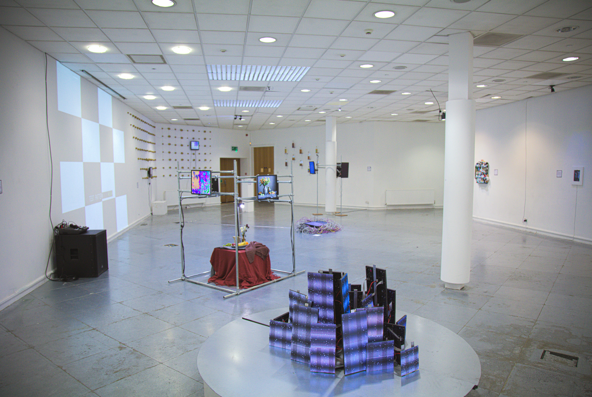 Wide shot of whole exhibition