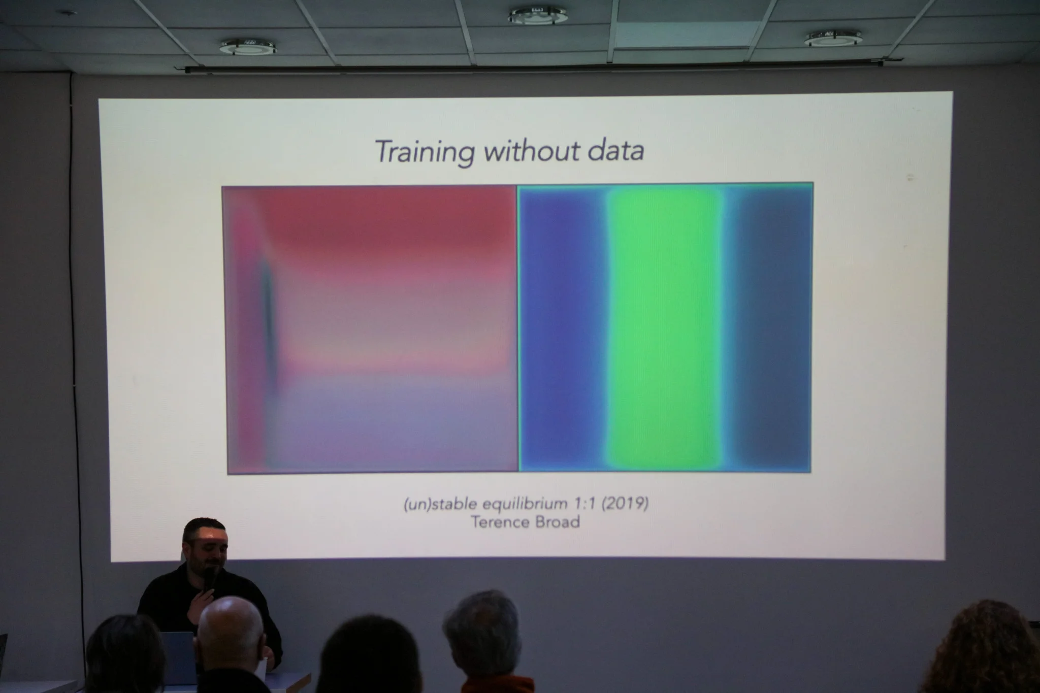 Event documentation from the exhibition