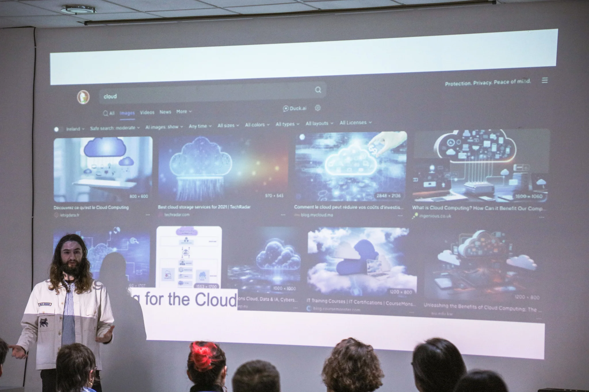 Event documentation from the exhibition