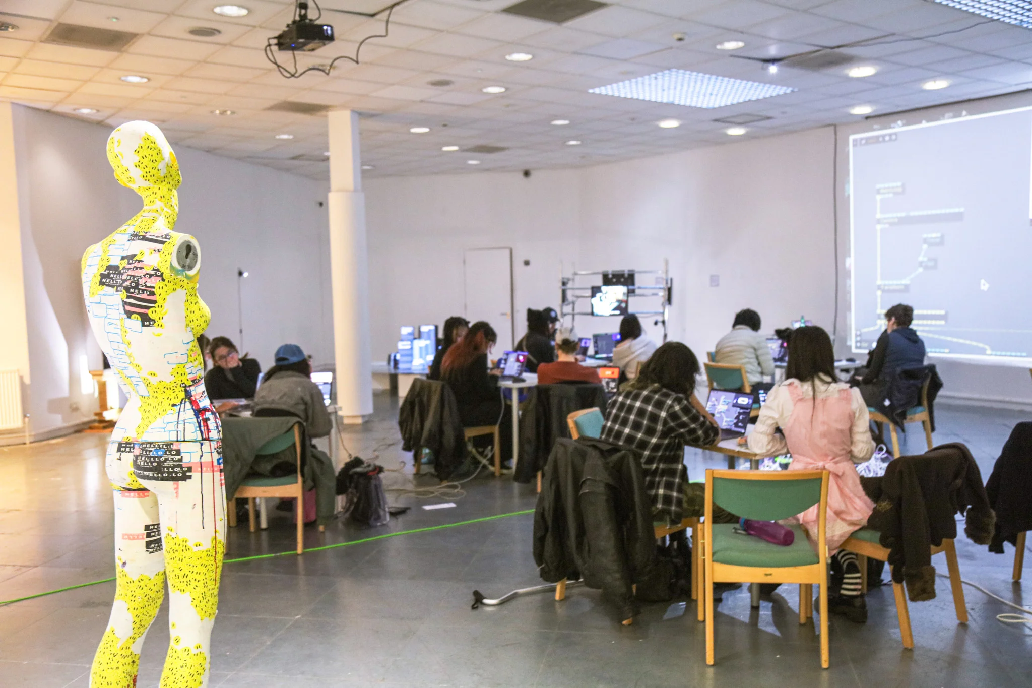 Event documentation from the exhibition