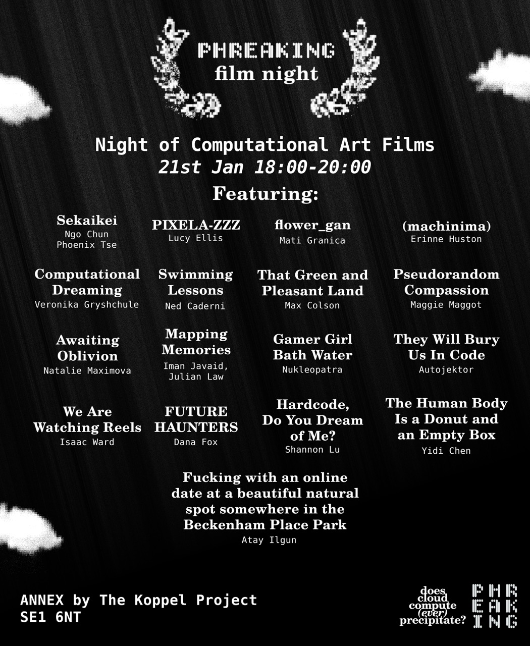 Film night event artwork