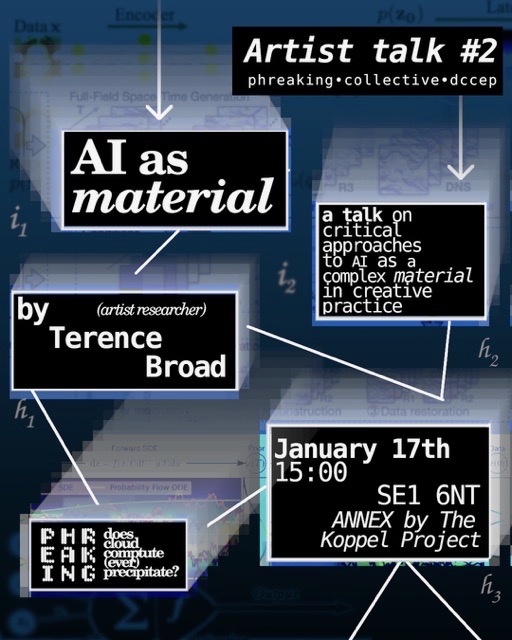 AI As Material talk poster