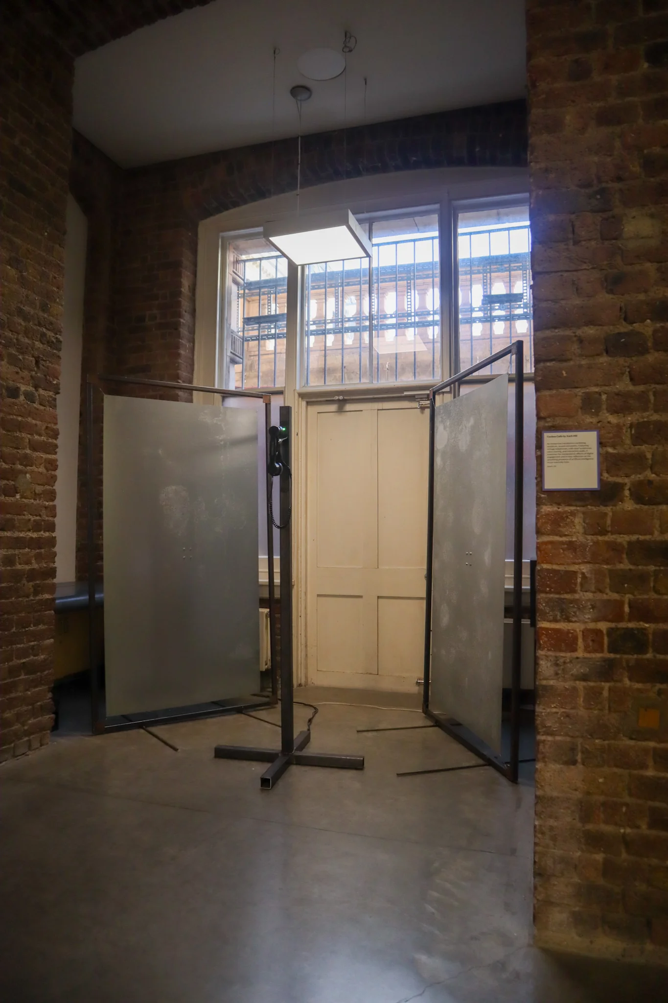 Artwork installed in V&a