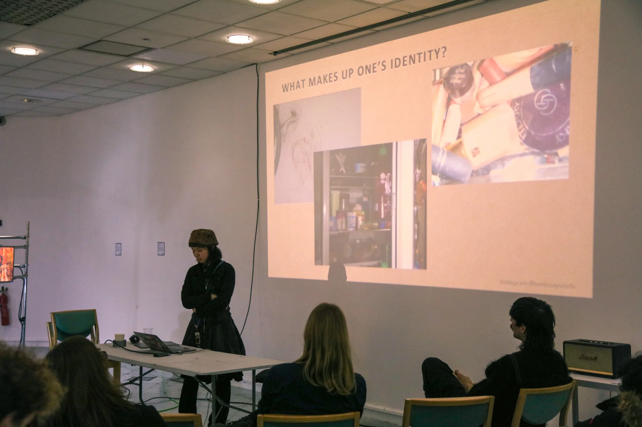 Exhibition installation detail