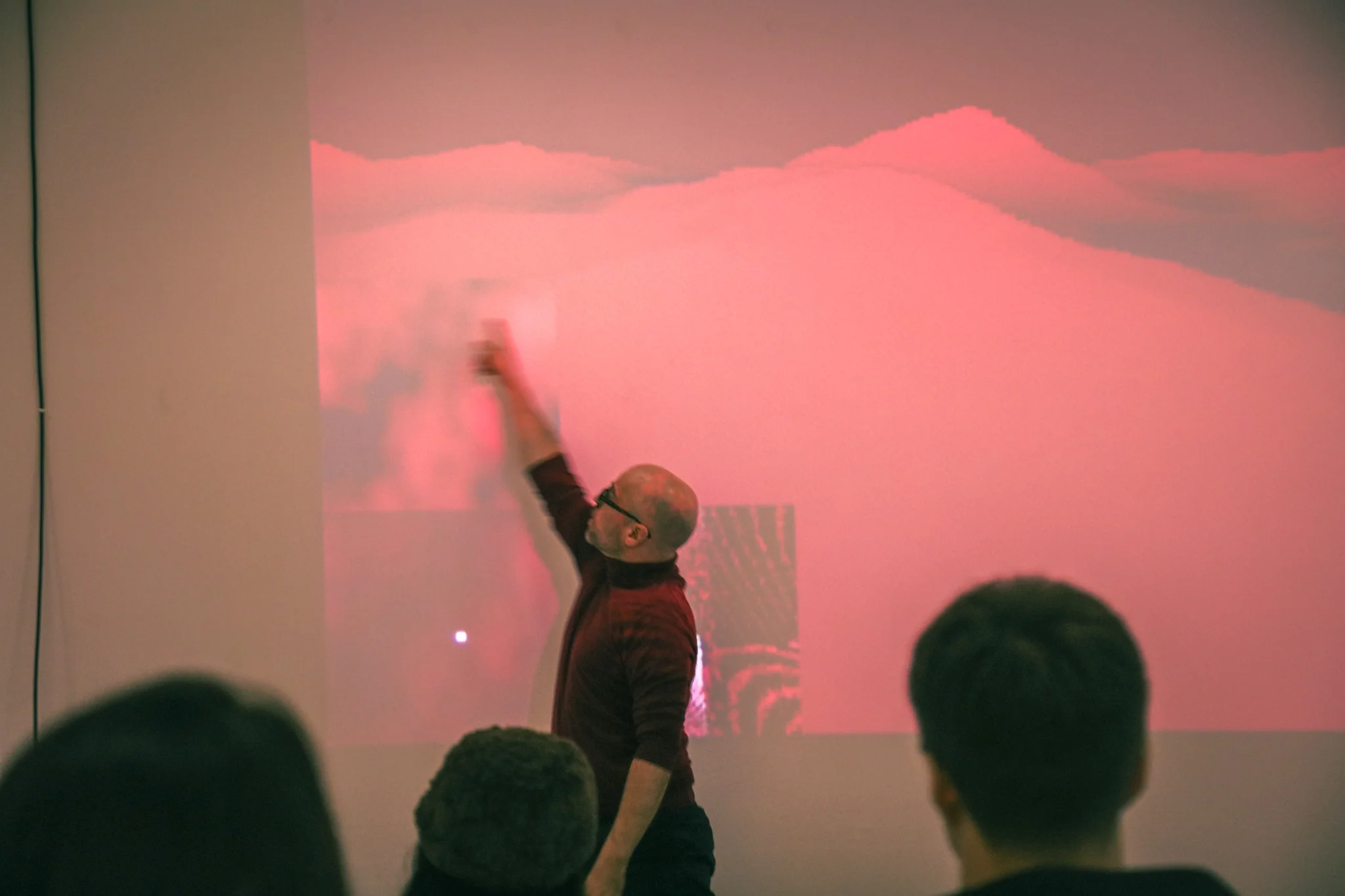 Exhibition installation detail