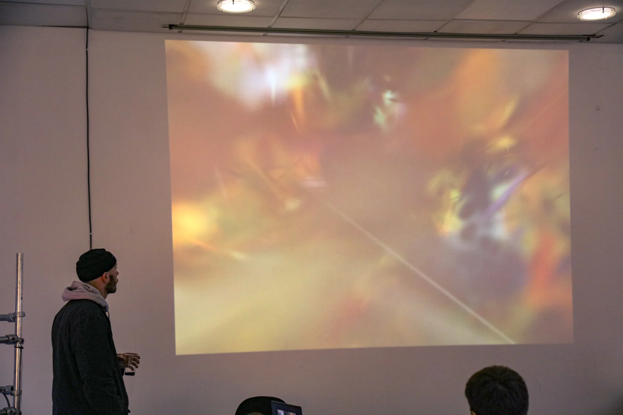 Exhibition installation detail