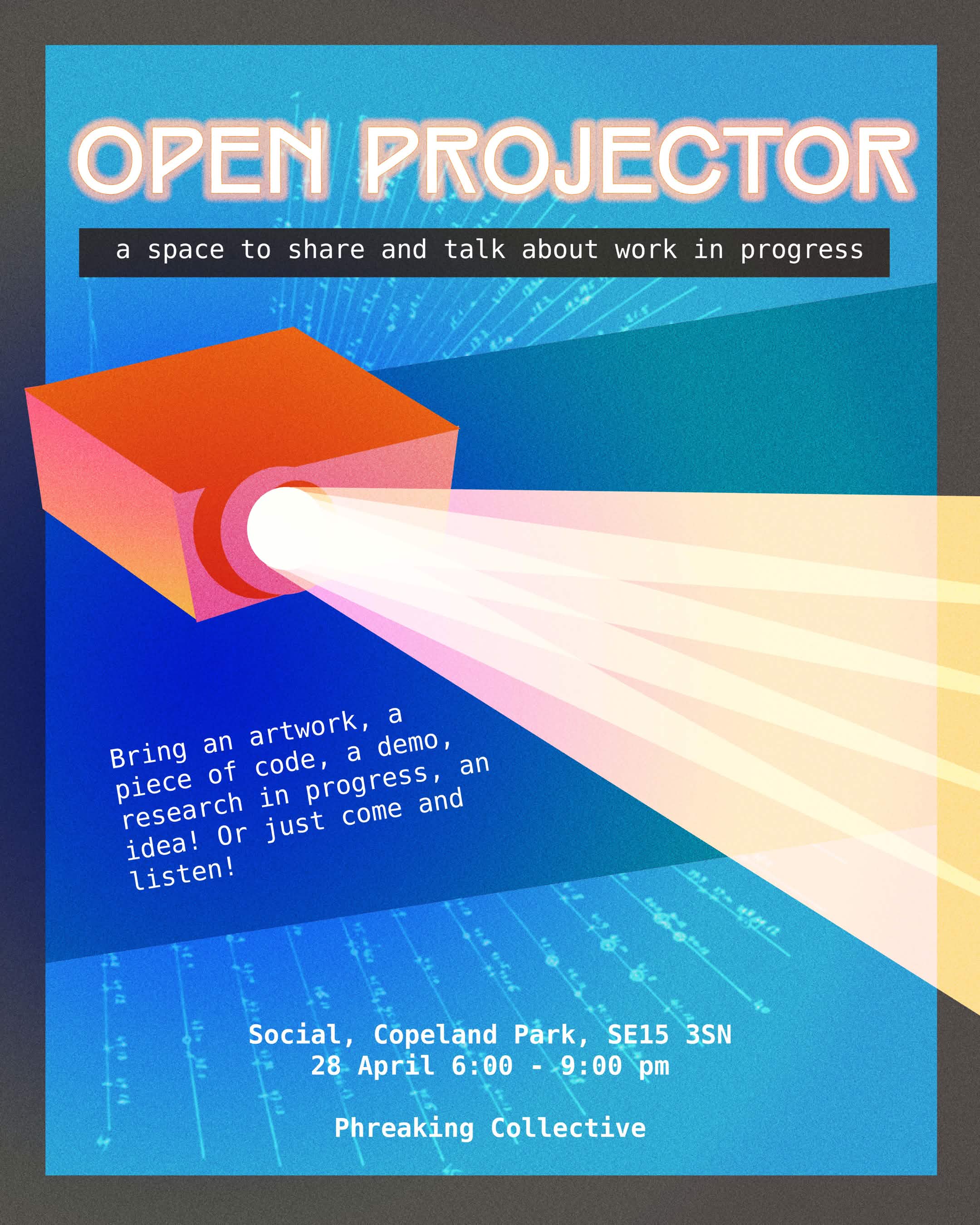 Open Projector poster